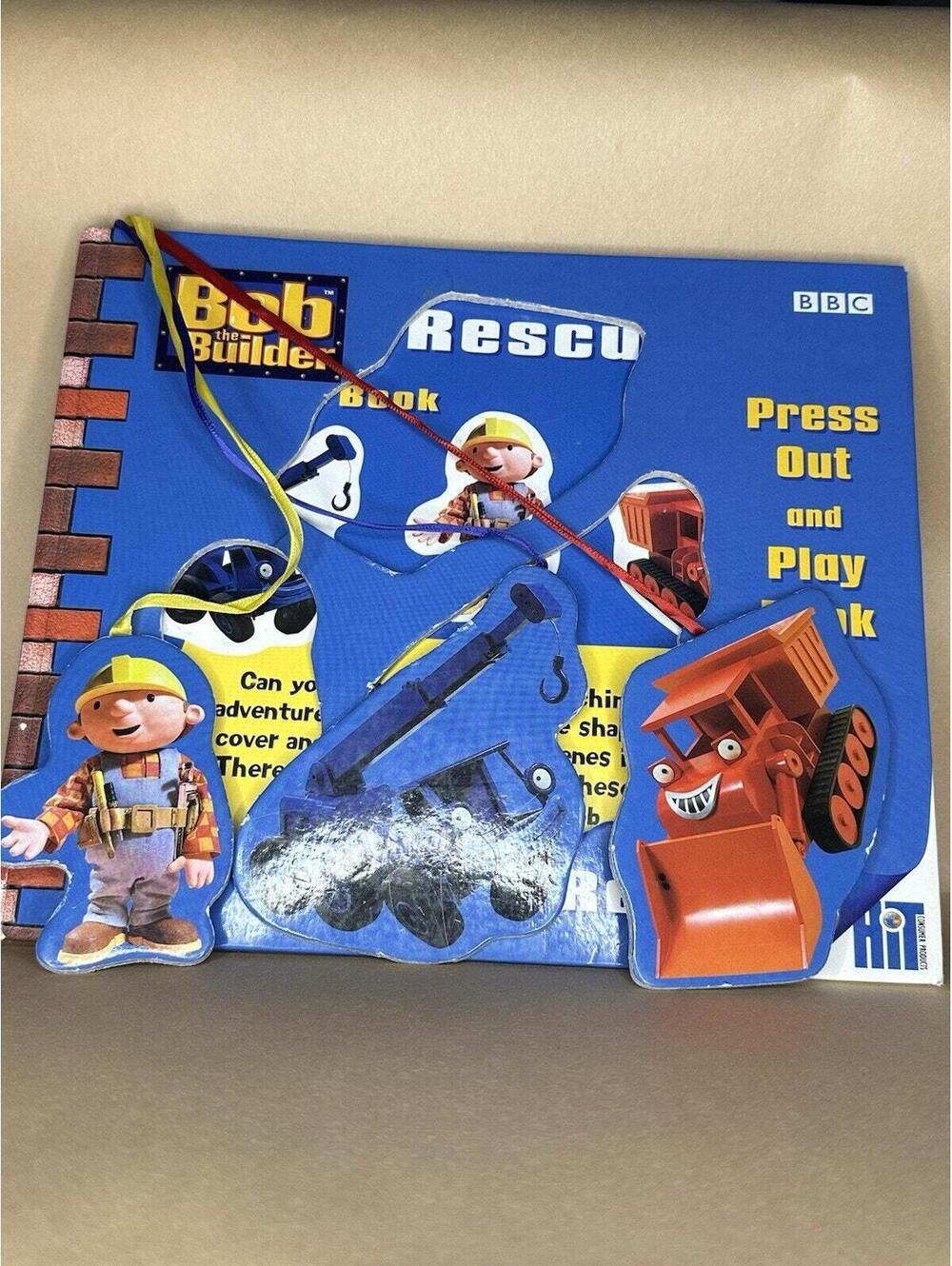 Bob the Builder: Bob's Rescue - Press Out and Play Book 2000 - Picture 2 of 3